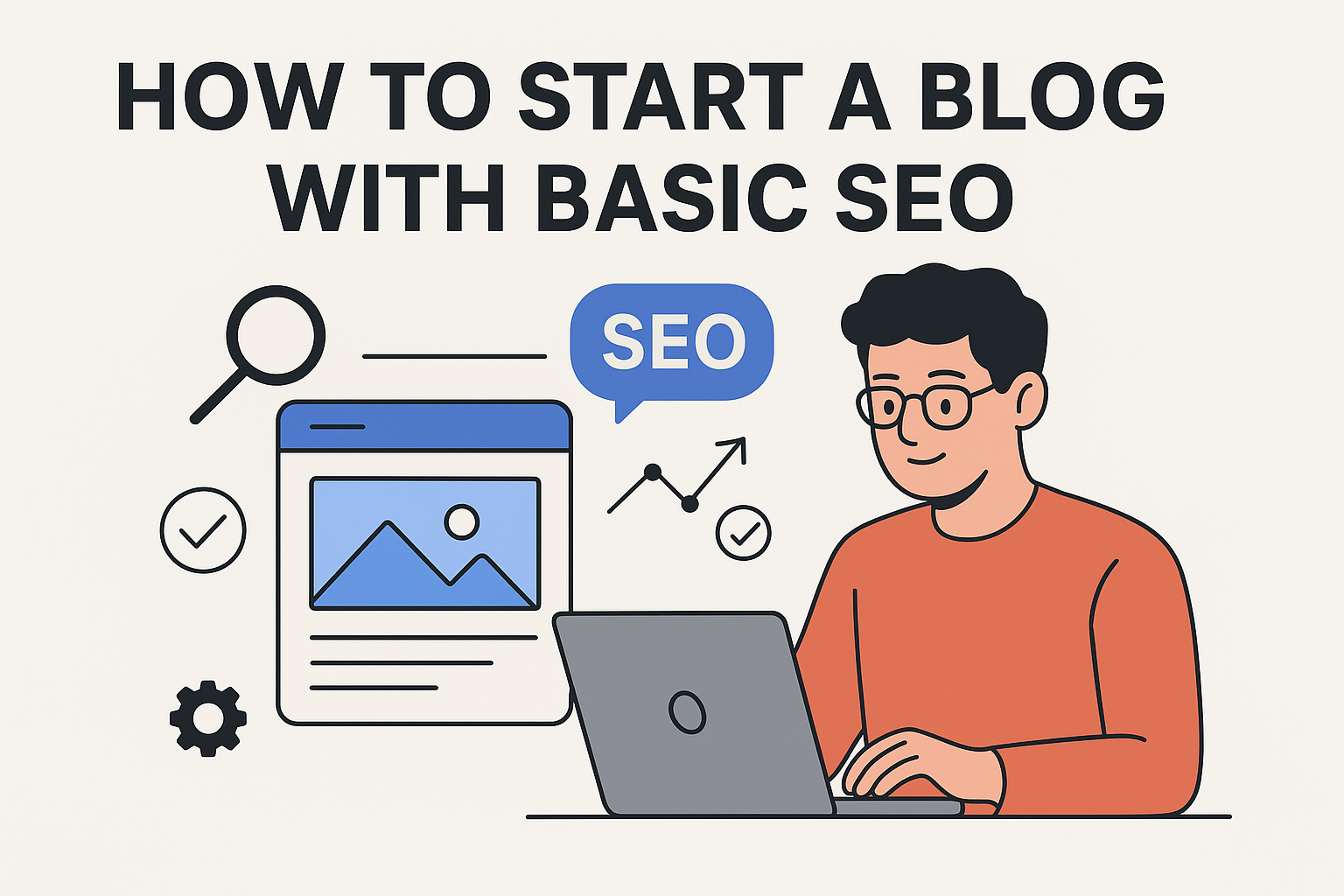 A beginner's guide to SEO for bloggers to grow a website and increase traffic.