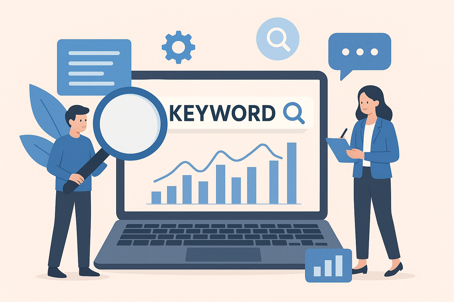 A beginner's guide to doing keyword research for SEO to improve your blog's ranking.
